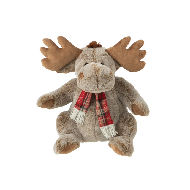 J-Line rendier+sjaal polyester large 38x25x38cm 3010132 large
