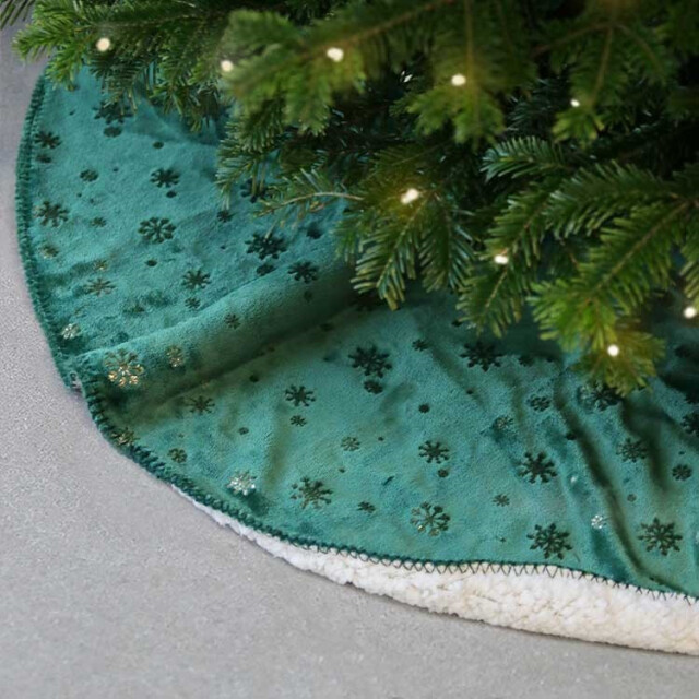 Unique Living kerstboomrok britt dark green 3011330 large