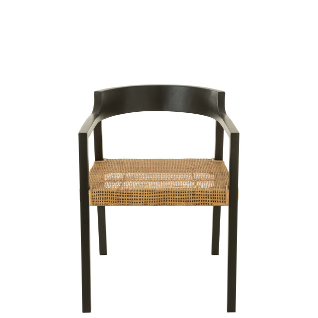 J-Line stoel emma teakhout /bruin 55x55x71cm 3002192 large