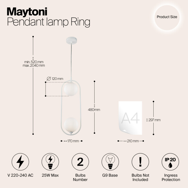 Maytoni hanglamp ring - 2994626 large