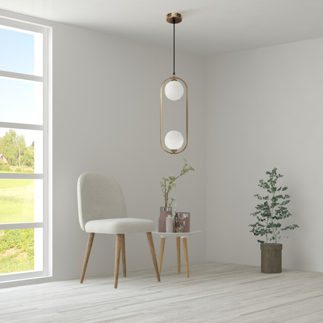 Maytoni hanglamp ring messing Ø12 2994611 large