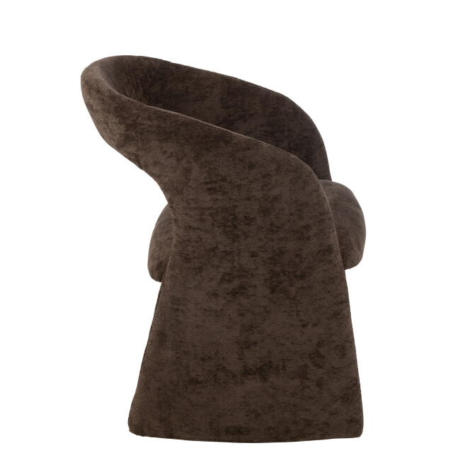 J-Line anise stoel textiel donker 65x66x86cm 3002699 large
