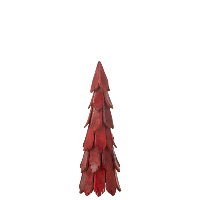 J-Line kerstboom stukken hout medium 28x28x80cm 3009551 large