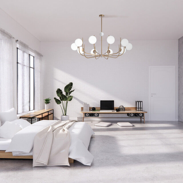 Maytoni hanglamp rendez-vous messing Ø116 2994569 large