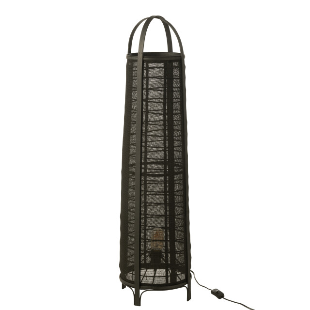 J-Line lamp don katoen bamboe 26x26x100cm 3002407 large