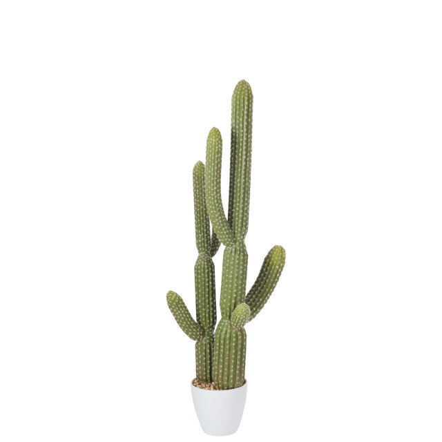 J-Line cactus+pot plastic /melamine wit large 36x20x115cm 3002949 large