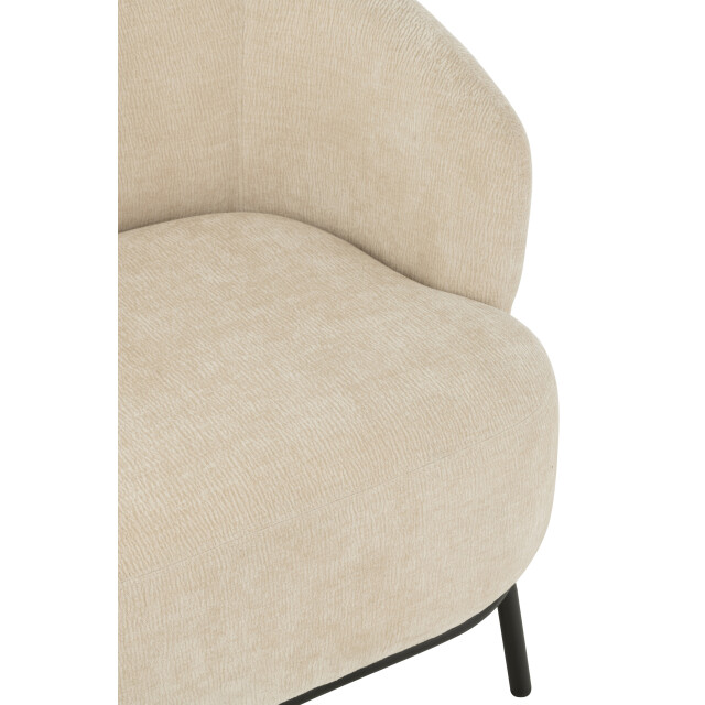 J-Line loungestoel mars populierenhout/schuim 84x82x76cm 3002372 large