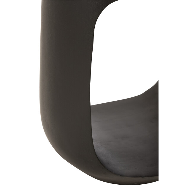 J-Line bijzettafel pod gerecycleerd hout 35x35x46cm 3002331 large