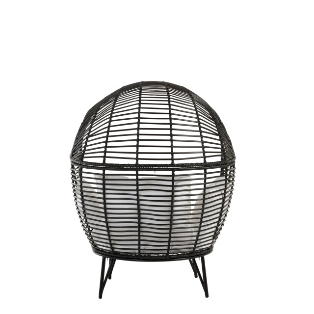 J-Line loungestoel ovaal staal 115x110x148cm 3003530 large