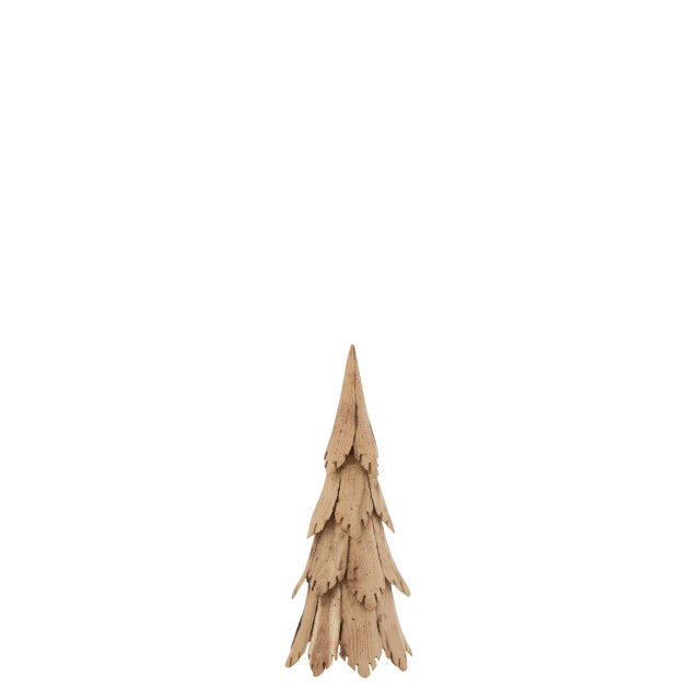 J-Line kerstboom stukken hout small 23x23x58cm 3010272 large