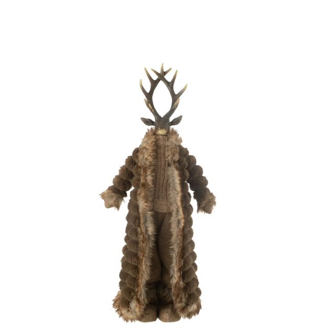J-Line hert staand jas resin/textiel small 26x15x76cm 3009642 large