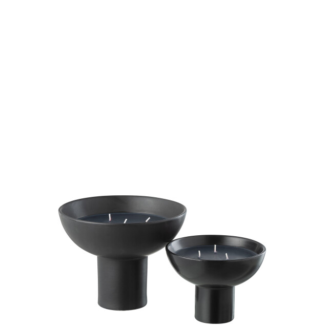 J-Line geurkaars keramiek kop large 12u 20x20x15.5cm 3015429 large