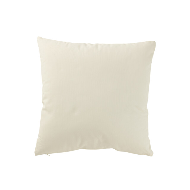 J-Line kussen muts let's get cozy katoen /beige 45x45x12cm 3002480 large