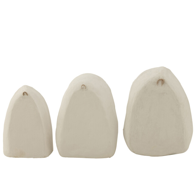 J-Line set van drie wandrekken papier mache 35x15x45cm 3001973 large
