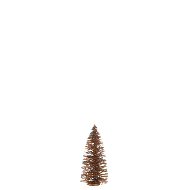 J-Line kerstboom decoratief glitter hout medium 20x20x48cm 3009824 large