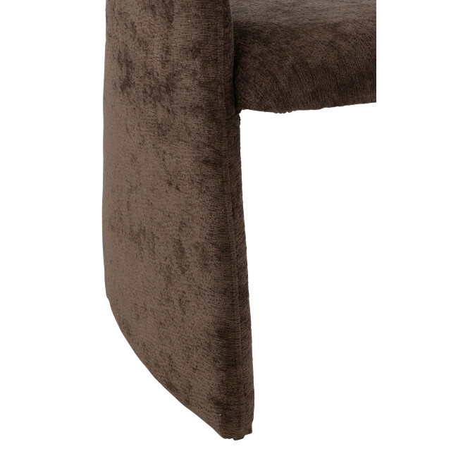 J-Line anise stoel textiel donker 65x66x86cm 3002699 large