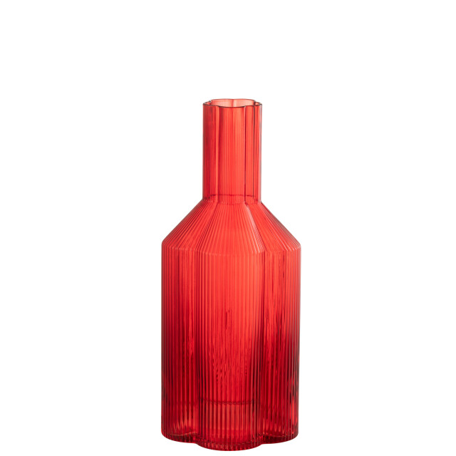 J-Line karaf fiore glas 11x11x27cm 3009924 large