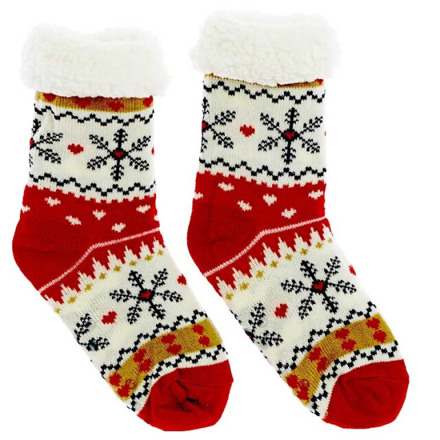 Unique Living kerstsok reindeer dessin 4 maat 39-41 - 3015587 large