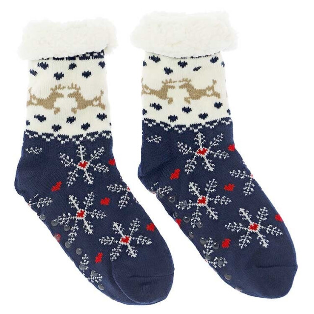 Unique Living kerstsok reindeer dessin 5 maat 36-38 3015556 large