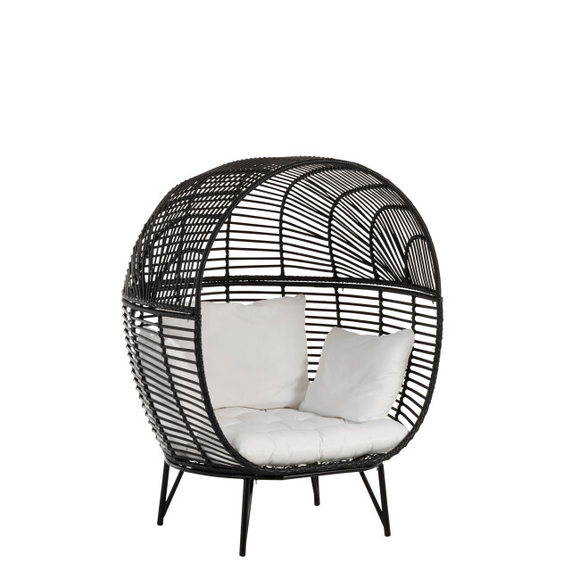 J-Line loungestoel ovaal staal 115x110x148cm 3003530 large