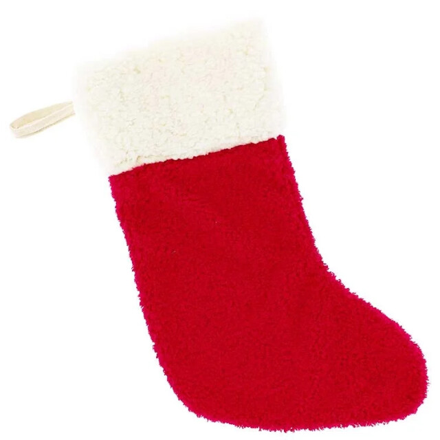 Unique Living kerstsok hanna red 45x25cm 3011340 large