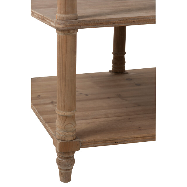 J-Line console 6 laden hout 131x70x95cm 3003500 large