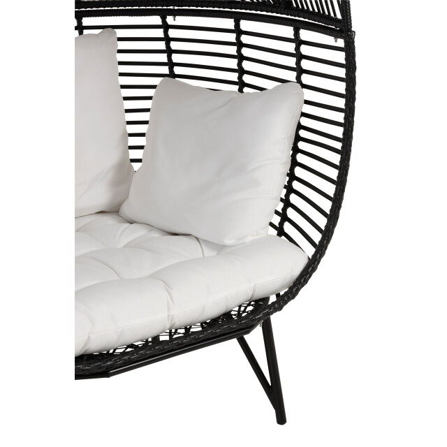 J-Line loungestoel ovaal staal 115x110x148cm 3003530 large