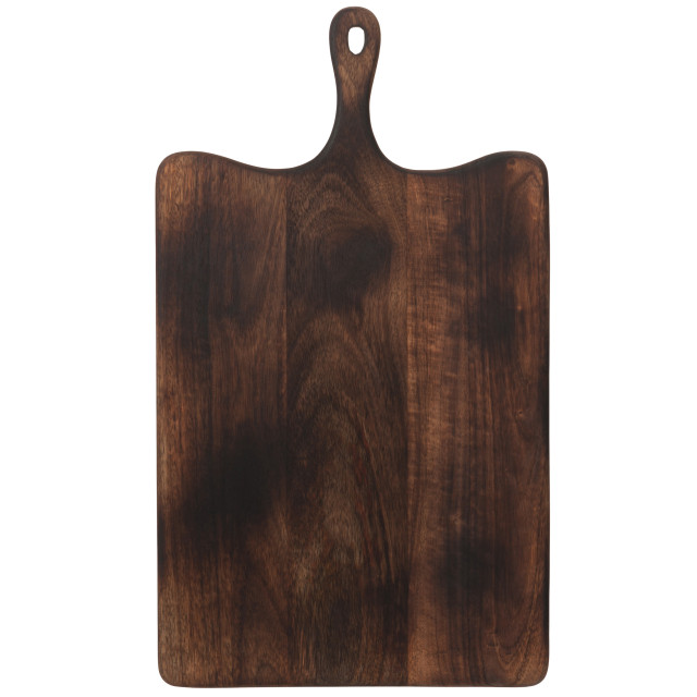 J-Line snijplank rechthoekig hout donker extra large 60x35x2cm 2982344 large