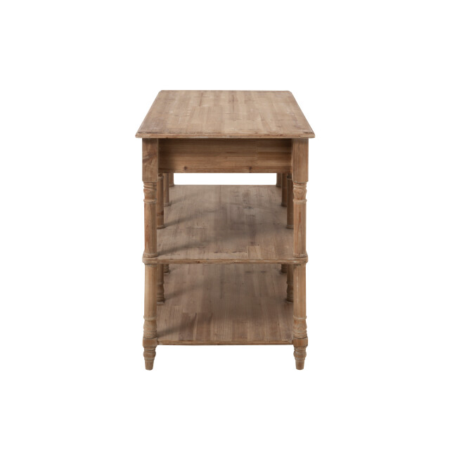 J-Line console 6 laden hout 131x70x95cm 3003500 large