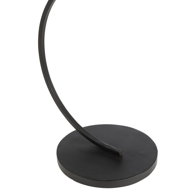 J-Line bijzettafel swoosh ijzer/mangohout /zwart 50x35x59cm 3002433 large