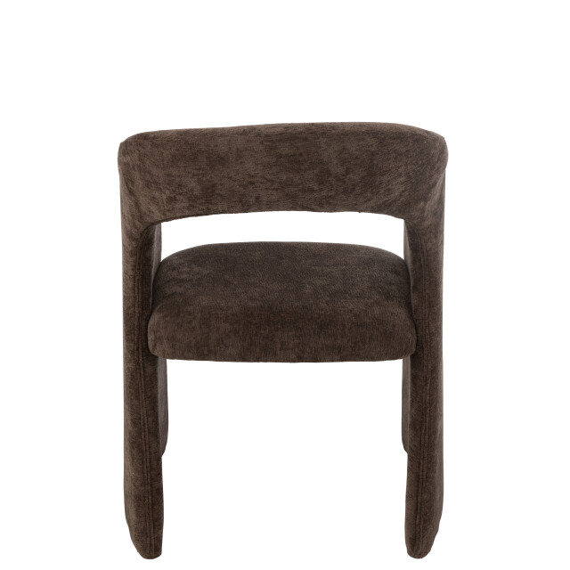 J-Line anise stoel textiel donker 65x66x86cm 3002699 large