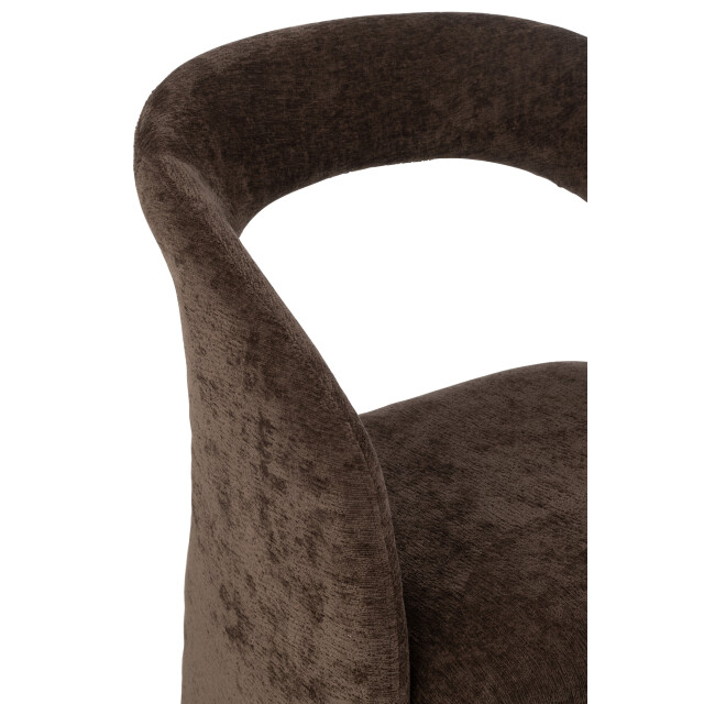 J-Line anise stoel textiel donker 65x66x86cm 3002699 large