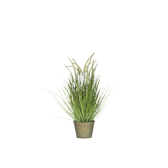J-Line grassen+staarten in pot metaal plastiek medium 52x52x81cm 3010716 large