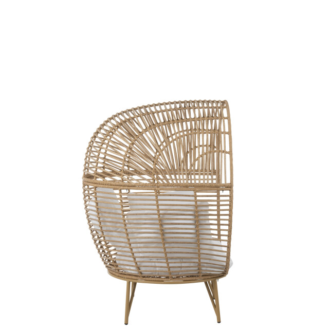 J-Line loungestoel ovaal staal 115x110x148cm 3003528 large