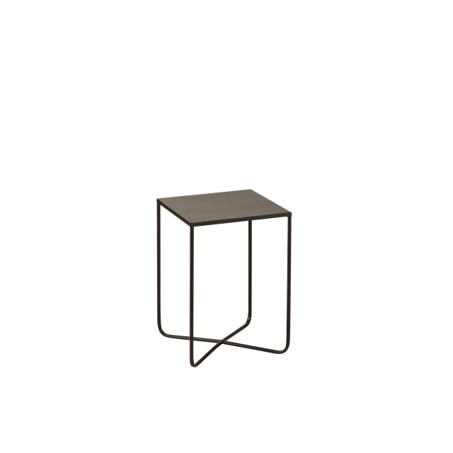 J-Line bijzettafel kruis frame metaal 35x35x50.5cm 3002782 large