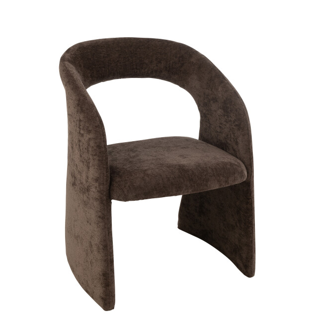 J-Line anise stoel textiel donker 65x66x86cm 3002699 large