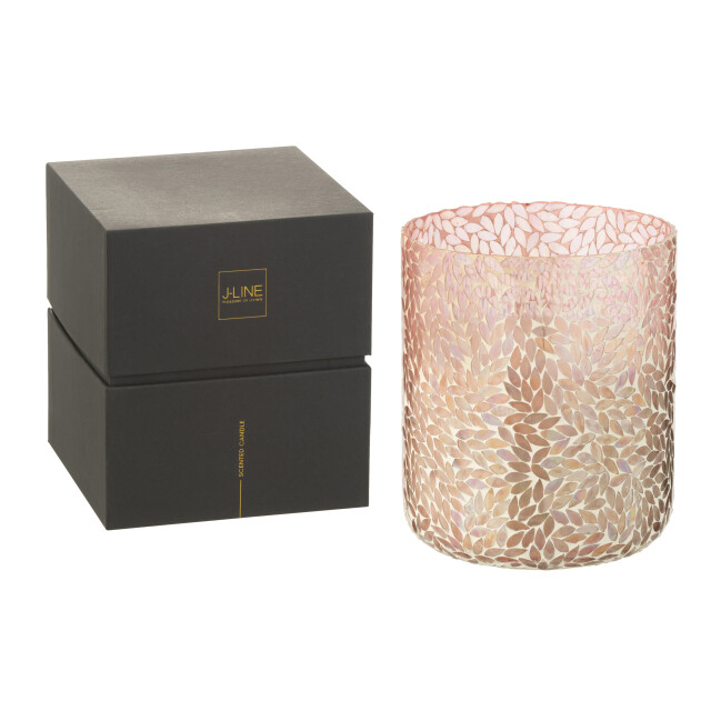 J-Line geurkaars tender rose wax extralarge 150u 20x20x25cm 3015351 large