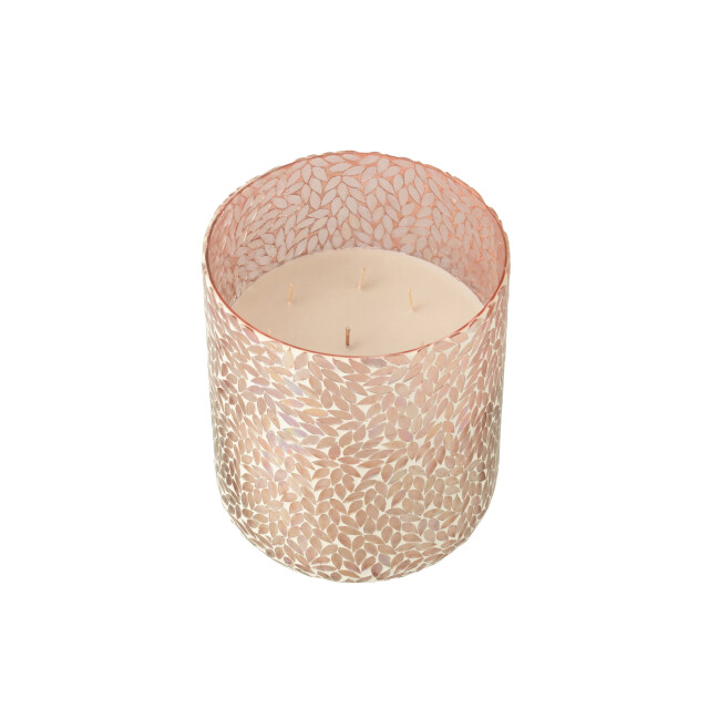 J-Line geurkaars tender rose wax extralarge 150u 20x20x25cm 3015351 large