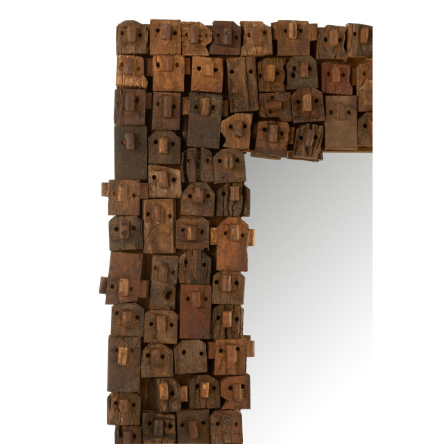J-Line spiegel syma gerecycleerd hout/spiegel large 100x8x180cm 3009253 large