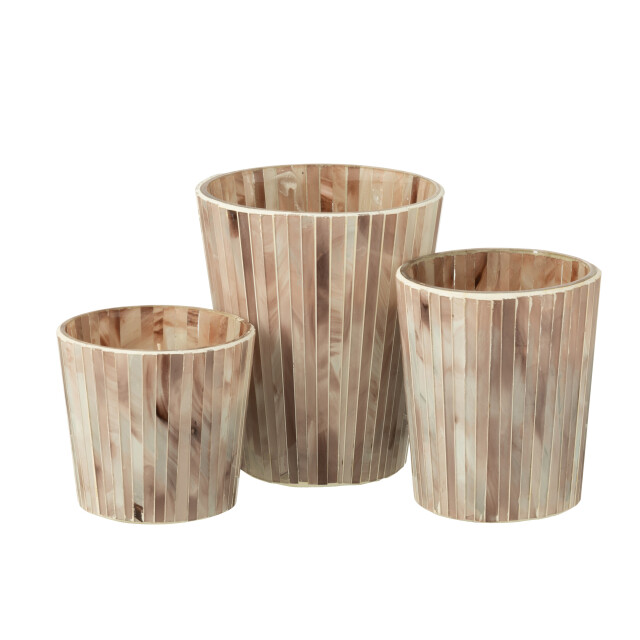 J-Line geurkaars noa tender rose large 75u 15.5x15.5x18.5cm 3015358 large