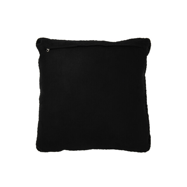 J-Line kussen geweefd leder 45x45x7cm 3001708 large