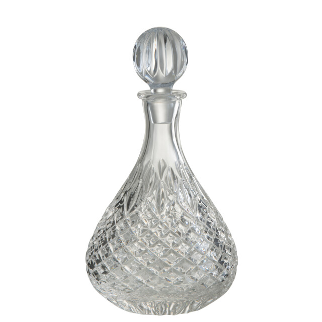 J-Line karaf survey glas 14.5x14.5x27.5cm 3008690 large
