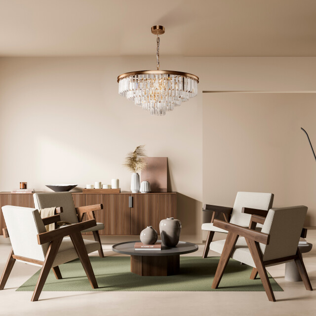 Maytoni hanglamp revero messing Ø70 2994803 large