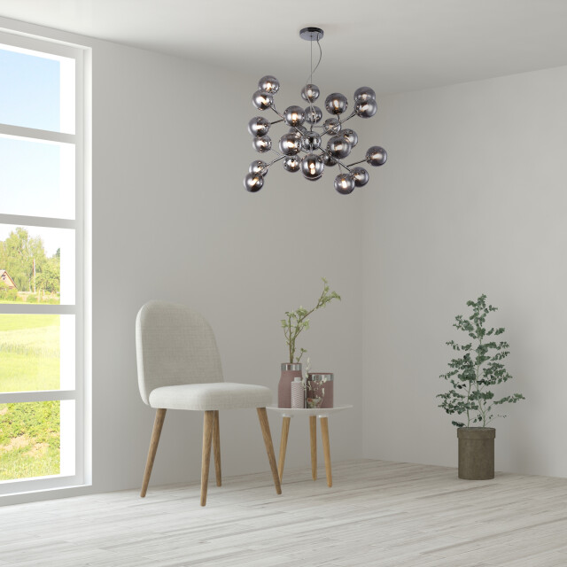 Maytoni hanglamp dallas chroom Ø65 2994657 large