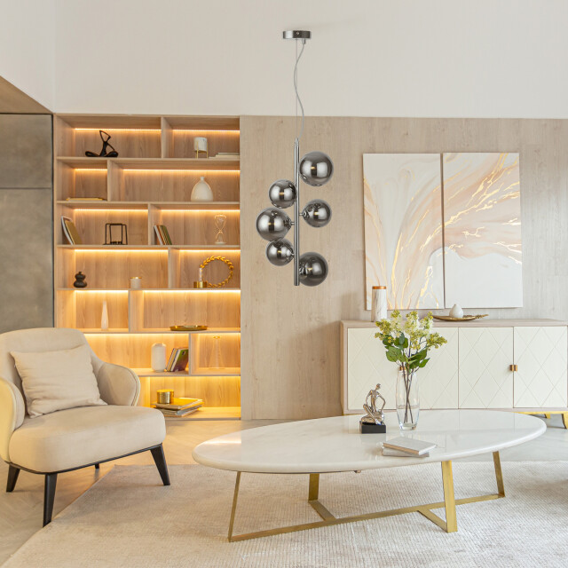 Maytoni hanglamp dallas chroom Ø29 2994631 large