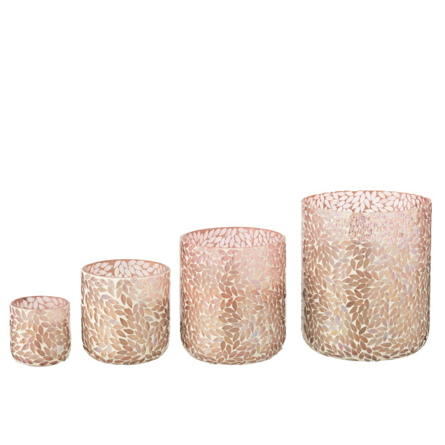 J-Line geurkaars tender rose wax extralarge 150u 20x20x25cm 3015351 large