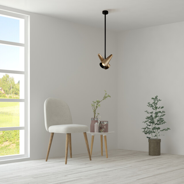 Maytoni hanglamp giro messing Ø21 2994588 large