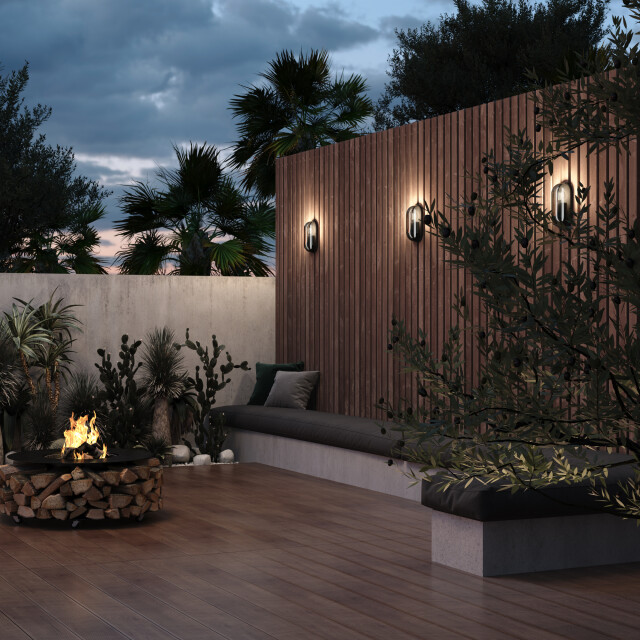 Maytoni Outdoor wandlamp candle grafiet 2994877 large