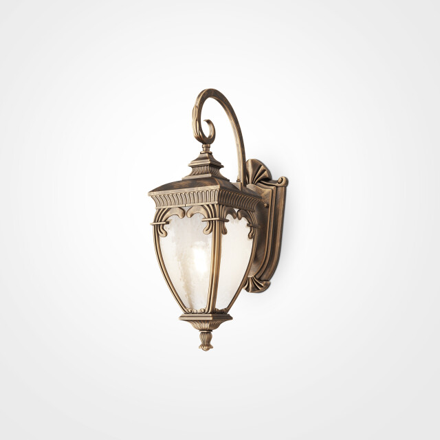 Maytoni Outdoor wandlamp fleur met goud Ø26 2994854 large