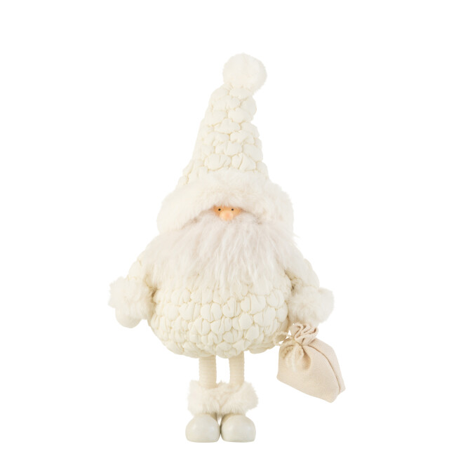 J-Line kerstman cadeau tas textiel large 29x19x47cm 3008612 large